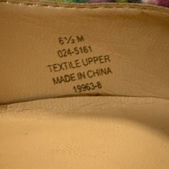 EUC Liz Claiborne Floral Peep Toe Pumps With Hidden Platform For Comfort, Sz 6.5 - Picture 14 of 16